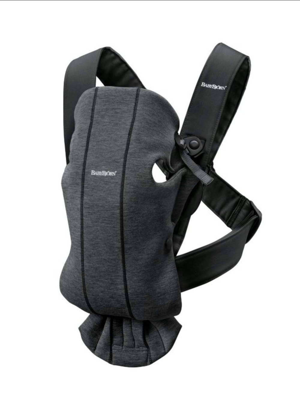 Baby Bjorn mini carrier Jersey Dark Grey Charcoal